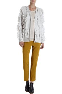 3.1 Phillip Lim Fringe Intarsia Cardigan - Lyst