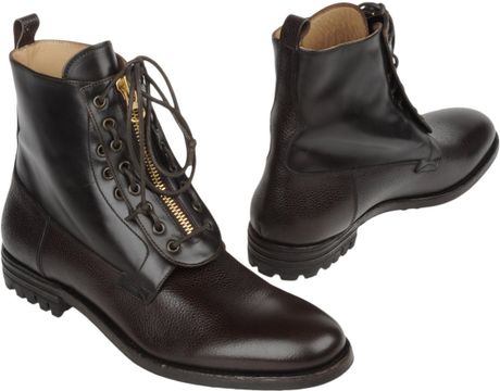 Alexander Mcqueen Ankle Boots in Brown for Men - Lyst