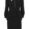 Altuzarra Cutout Crepetwill Dress in Black - Lyst