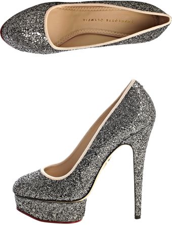 Charlotte Olympia Priscilla Glitter Shoes - Lyst