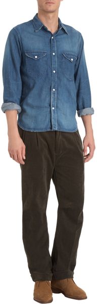 Chimala Denim Snap Button Shirt - Lyst