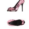 D&g Pumps with Open Toe in Pink (black) - Lyst