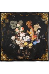 Dolce & Gabbana Angel Printed Silk Scarf