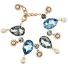 Dolce & Gabbana Goldplated Swarovski Crystal Bracelet in Gold - Lyst