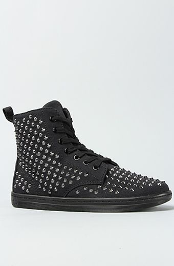Dr. Martens The Shorestud 7eye Boot in Black - Lyst