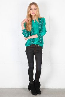 Equipment Brett Python Blouse - Lyst