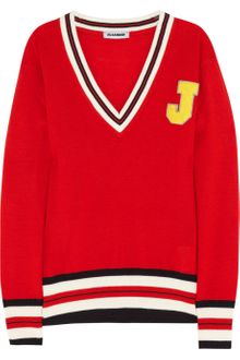 Jil Sander Wool Sweater - Lyst