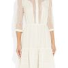 Lover Tennessee Lacetrimmed Satin Jersey Dress in White (ivory) - Lyst