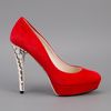Michael Kors Contrast Heel Pump in Red - Lyst