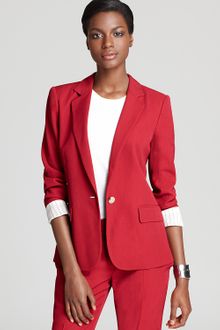Theory Blazer Gabrielle Tailor Button Front - Lyst