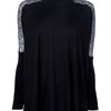 Valentino Roll Neck Top in Black - Lyst