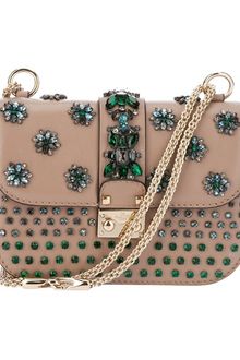 Valentino Jewel Embellished Clutch - Lyst