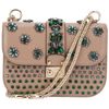 Valentino Jewel Embellished Clutch in Beige (brown) - Lyst