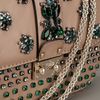 Valentino Jewel Embellished Clutch in Beige (brown) - Lyst