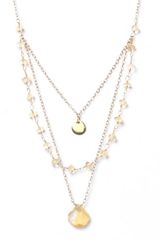 Alicia Marilyn Designs Triple Strand Citrine Necklace