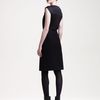 Bottega Veneta Slit Front Skirt in Black (nero) - Lyst