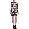 Dolce & Gabbana Lace Appliqué Mini Dress in Black (floral) - Lyst
