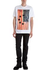 Givenchy Black Star Flag Tee