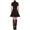 Givenchy Slim Punto Milano Flare Dress in Black - Lyst
