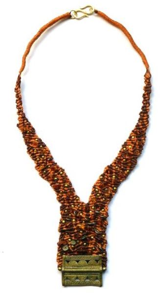 Ifatcreations Orange Necklace Nr 323 - Lyst