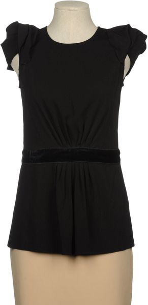 Liu Jo Short Sleeve Tshirt in Black - Lyst