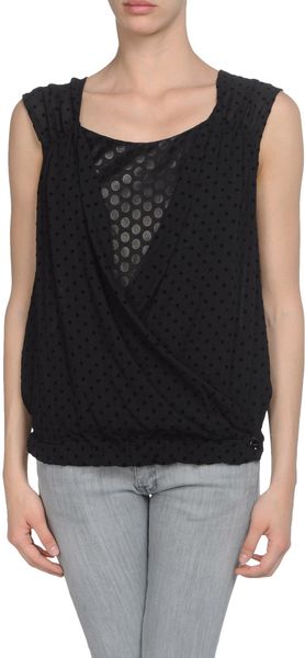 Liu Jo Top in Black - Lyst