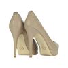 Michael Kors Michael York Patent Platform Pump in Beige - Lyst
