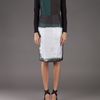 Narciso Rodriguez Aline Skirt in Green - Lyst