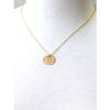 Peggy Li 2 Disc Large Initial Gold Necklace Gf in Gold - Lyst