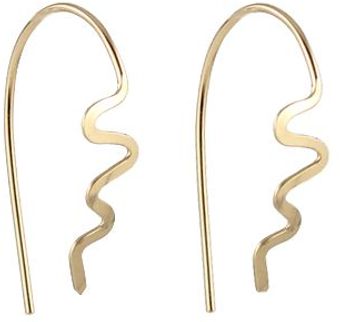 Peggy Li Small Aztec Spike Earrings Gf - Lyst
