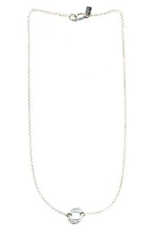 Peggy Li Single Clustered Circle Necklace Ss - Lyst