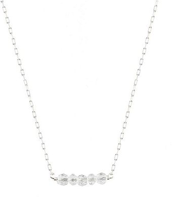 Peggy Li Swarovski Slice Necklace Ss - Lyst