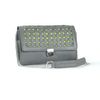 Poupee Couture Woven Cover Clutch in Grey and Neon Yellow in Gray (grey) - Lyst