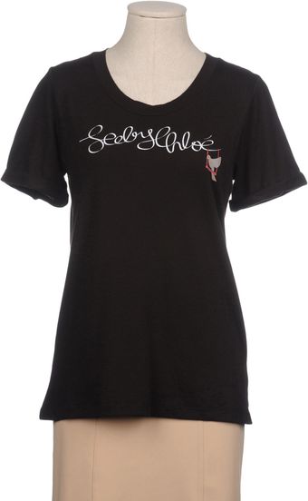 See By Chloé Short Sleeve Tshirt - Lyst