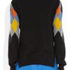 Stella Mccartney Argyleintarsia Wool and Cashmereblend Sweater in Multicolor (black) - Lyst
