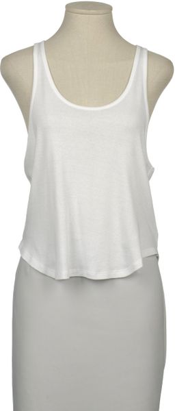Theyskens' Theory Top in White - Lyst
