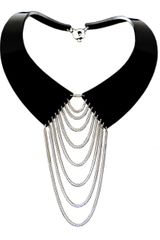 Zelia Horsley Jewellery Collared Necklace Silver