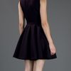 Alexander Mcqueen A Line Dress in Black (aubergine) - Lyst