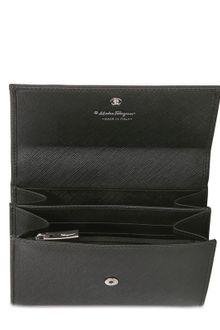 Ferragamo Saffiano Leather Medium Wallet - Lyst