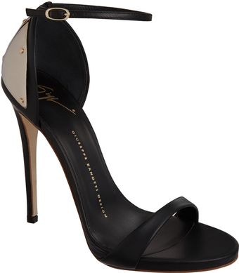 Giuseppe Zanotti Metal Back Sandal - Lyst