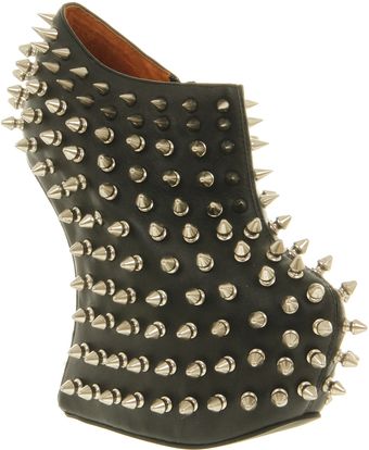 Jeffrey Campbell Shadow Spike Black Leather - Lyst