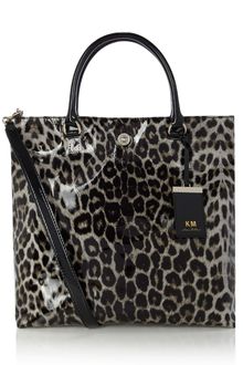 Karen Millen Leopard Print Tote - Lyst