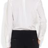 Maje Sibel Crystalembellished Cotton Shirt in White - Lyst