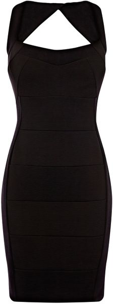 Oasis Sexy Bandage Dress in Black - Lyst