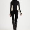Alexander Wang Ribbed Contrast Sweater in Black - Lyst