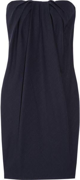 Azzaro Jalouse Corseted Silktwill Dress - Lyst