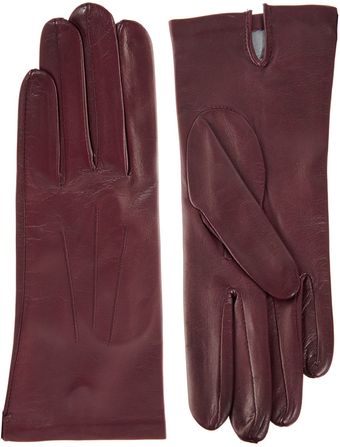 Dents Silk Lined Leather Gloves - Lyst