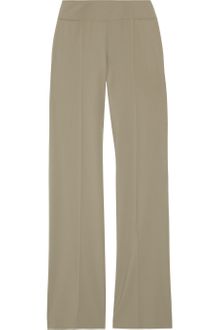 Donna Karan New York Stretch wool Twill Wide leg Pants - Lyst