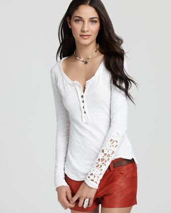 Free People Henley Toosaloosa Crochet Cuff - Lyst