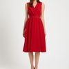 Giambattista Valli Wrapfront Dress in Red - Lyst